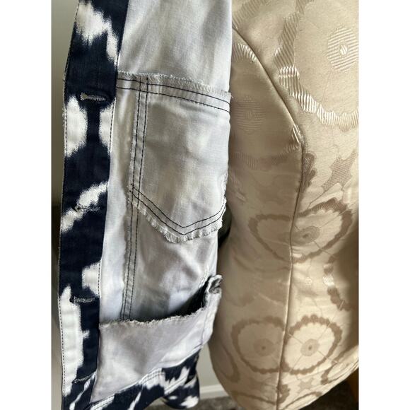 Jones New York Jeans Long Sleeve Denim Button Up Jacket Small - Picture 10 of 11